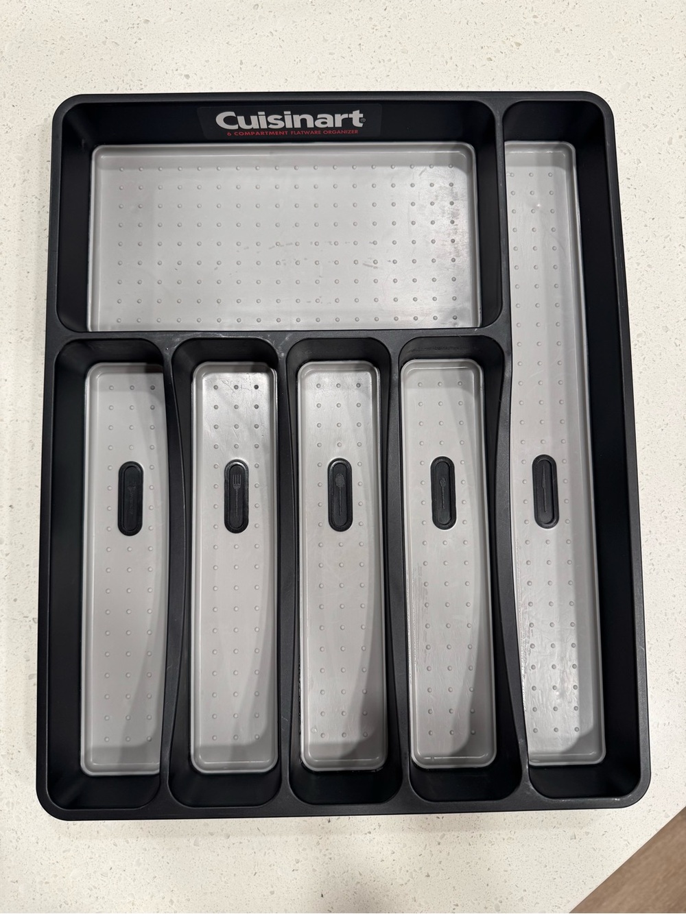 Cuisinart Black Plastic Flatware Organizer